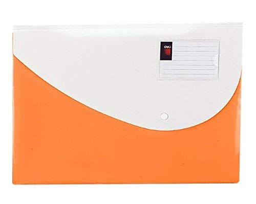 Snap Closure Envelope Folders [10 PCS, Orange] A4 Size File Pockets - $27.66