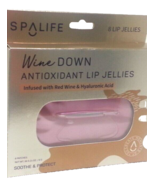 Spa life Wine Down Antioxidant 8-Lip Jellies infused w/ Red wine Hyaluro... - $11.87