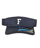 Navy Blue Golf Visor with F Logo Adjustable Strap Back One Size Fits Most - £12.85 GBP