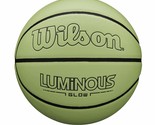 Wilson Luminous Glow Basketball - Size 7 - 29.5&quot;, Green - $72.75