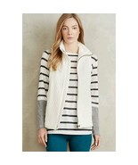 New Anthropologie Quilted Sherpa Vest by Bella Luxx NATURAL Retail $128 - $59.08 CAD