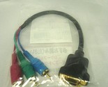 D Terminal (Female) - Components (Male) Conversion Video Cable 0.3m Japa... - £17.12 GBP