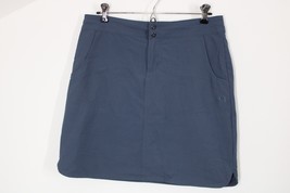 Mountain Hardwear 6 Slate Blue Nylon Stretch Lightweight Hiking Outdoor Skirt - £23.19 GBP