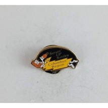 Servin Up Smiles Columbus Region Lightning Bolt McDonalds Employee Lapel Hat Pin - £12.72 GBP