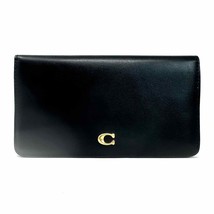 Coach Slim Wallet in Black Leather Style C5191 New With Tags - $222.75