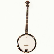 Musoo brand 5string banjo with Remo head Solid mahogany - £140.96 GBP