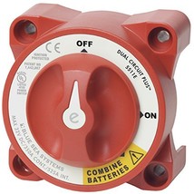Blue Sea Red Dual Circuit Plus Battery Switch Combines Batteries K4-16-130 - £71.07 GBP