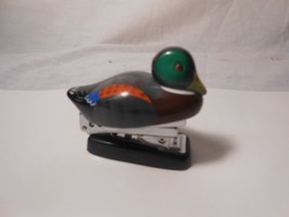 Vintage 1983 Mini Mallard Duck Decoy Stapler Miniature made in Hong Kong - $9.50