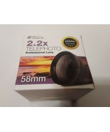 Digital Concepts Vivitar 2.2x Telephoto 58mm Professional Lens Brand New - £13.97 GBP