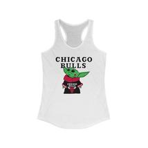 Baby Yoda-Chicago Bulls Racerback Tank Top Shirt-Fitness Tank Top-Star Wars - $18.66