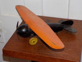 Vintage Turner Pressed Steel Toy Airplane - $4,705.82 MXN