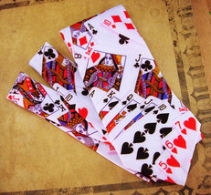 Designer Gambler mens tie - Ralph Marlin 58&quot; Casino polker cards - King queen he - £51.94 GBP