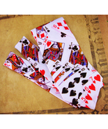 Designer Gambler mens tie - Ralph Marlin 58&quot; Casino polker cards - King ... - £51.76 GBP