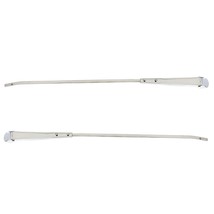 60 61 62 63 64 65 66 Chevy Truck Stainless L R Windshield Wiper Blade Arms Pair - £21.22 GBP