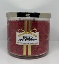 Bath &amp; Body Works Spiced Apple Toddy 3 Wick 14.5 oz Candle - £20.56 GBP