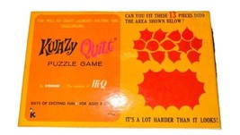 Rare 1970 Kwazy Quilt  Puzzle Game complete by Kohner makers of Hi-Q game no 114 - £6.82 GBP