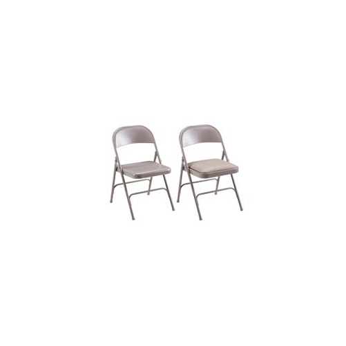 Folding Chairs- Steel Seat- 19-.38in.x18-.25in.x29-.63in.- 4-CT- BG - $144.86