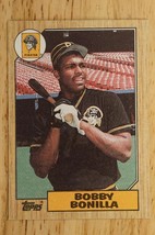 Bobby Bonilla 1987 Topps Rookie Pittsburgh Pirates #184 Baseball Card - £2.32 GBP