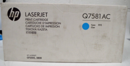 GENUINE HP LaserJet for CP3505, 3800 Cyan Cartridge Q7581AC - $14.92