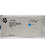 GENUINE HP LaserJet for CP3505, 3800 Cyan Cartridge Q7581AC - £11.70 GBP