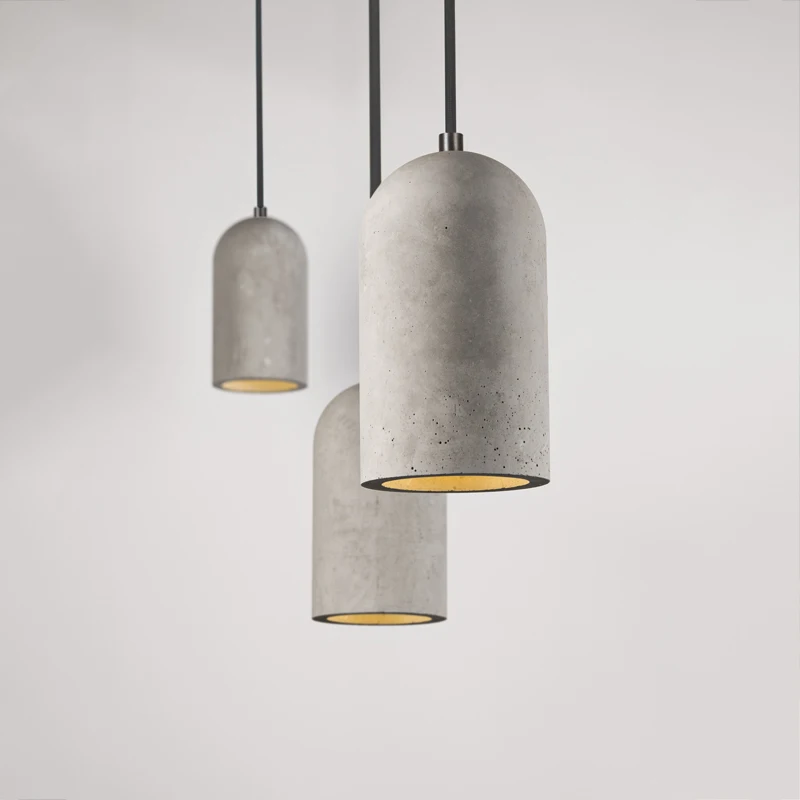 Rustic pendant light room pendant lamp cement light fixtures dining room... - $214.41+