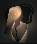 Nursery Nite Light NEW Elephant Wall Light Cloud Island Baby Infant Deco... - $414.68 MXN