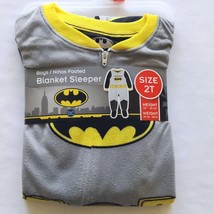 Baby Boy Batman Blanket Sleeper 3T -Zipper - $16.82