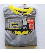 Baby Boy Batman Blanket Sleeper 3T -Zipper - £13.29 GBP