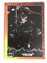 Batman Returns Vintage Trading Card #42 Meow - £1.57 GBP
