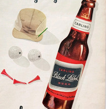 1956 Carling Black Label Beer Advertisement Vintage Brewery Beverage DWQQ2 - $29.99