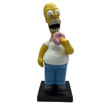 Homer Simpson Bobble Head Eating A Donut The Simpsons 2003 Vintage Matt Groening - £23.52 GBP