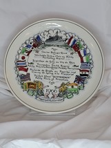 Flagship Rotterdam Farewell Dinner Commemorative Plate 1966 - £23.35 GBP