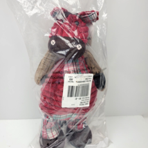 Jellycat London I Am Corduroy Horse Plush Maroon Plaid Faux Suede Mane Tail NEW - £22.42 GBP