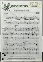 Praise to the Trinity Unison Two Part Voices w Keyboard and Guitar Sheet Music - £3.21 GBP