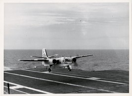 Official Photo U S Navy Plane Landing on the KItty Hawk Vietnam Era 8x10... - $9.49