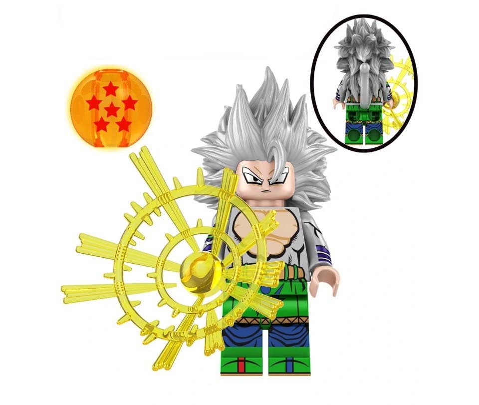 Son Goku Grey Hair Dragon Ball Super Z Wm Blocks Minifigures - $3.92