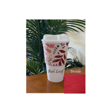 Red Leaf Reusable Coffee Cozy - $3.95