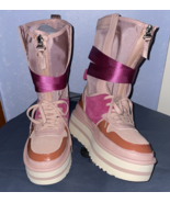UGG Pink POP PUNK HIGH-TOP TRAINER Platform Sneaker, Women Size 9 NEW w/... - $2,370.40 MXN