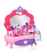Light-Up Plastic Vanity Set with Storage Drawer, 7 Pieces, Baby and Todd... - $39.80 CAD