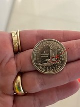 2000-P 1$ Sacagawea Dollar US Error Coin Extra Die Raise Above Eagle Belly! - £591.63 GBP