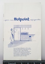 Midcentury Hotpoint Réfrigérateur Instructions Garantie Guide Livret g10 - £84.19 GBP