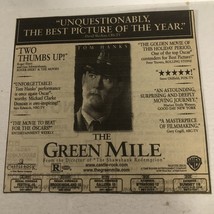 Green Mile Vintage Print Ad Tom Hanks Michael Clarke Duncan Michael Jete... - €6,18 EUR