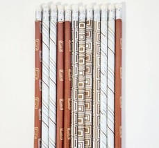 Pencil Set Art Deco Design With Case Deluxe Lot of 12 New Unused No. 2 C96 - £12.08 GBP