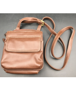 Sonama Life + Style Brown Faux Leather Crossbody Bag Adjustable Strap Purse - £11.73 GBP