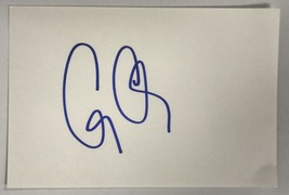 George Clooney Signed Autographed 4x6 Index Card - Life COA - £19.74 GBP