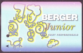 Berger Junior The Paint Profesioals S&#39;pore TransitLink Train/Bus Card - £11.83 GBP