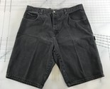 Vintage Southpole Denim Shorts Mens 42 Faded Black Below Knee Y2K Jorts - $41.77