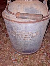 Antique 5 Gallon Standard Measure Can Oil Gas Butler Mfg Co KC MPLS - $121.46