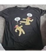 RDQ T-Shirt Small Nostalgia Black Crew Neck 100% Cotton City Tee Top - €12,00 EUR