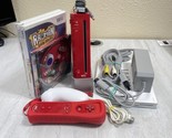 Nintendo Wii Red Console 25th Anniversary Super Mario Bros Bundle W/Acce... - £94.30 GBP